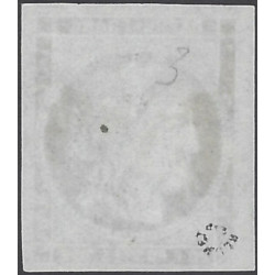 Bordeaux timbre de France N°45Aa bleu foncé oblitéré.