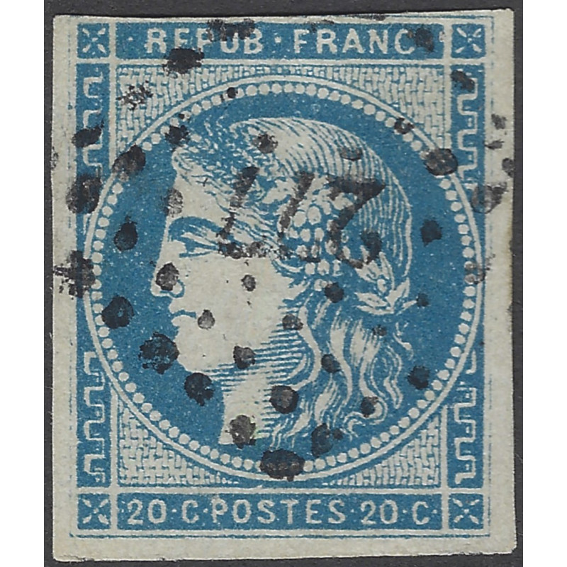 Bordeaux timbre de France N°45C oblitéré losange PC du GC.
