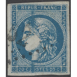 Bordeaux timbre de France N°45C variété oblitéré.