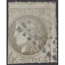 Bordeaux timbre de France N°41B oblitéré percé en lignes.