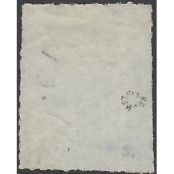 Bordeaux timbre de France N°41B oblitéré percé en lignes.