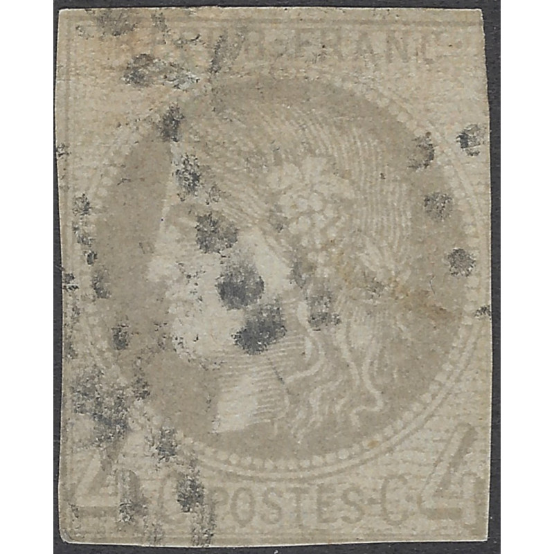 Bordeaux timbre de France N°41B oblitéré.