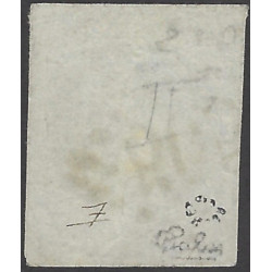 Bordeaux timbre de France N°41Bd gris foncé oblitéré.