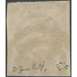 Bordeaux timbre de France N°47j brun très foncé oblitéré cachet à date T17.