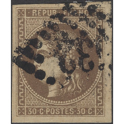 Bordeaux timbre de France N°47 oblitéré.