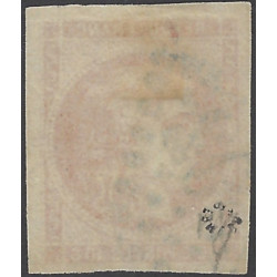 Bordeaux timbre de France N°48a orange vif oblitéré.