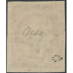 Bordeaux timbre de France N°48f ocre oblitéré, R.