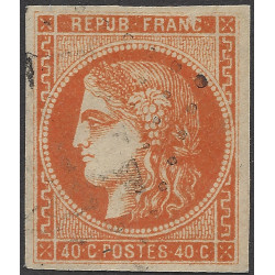 Bordeaux timbre de France N°48 oblitéré.