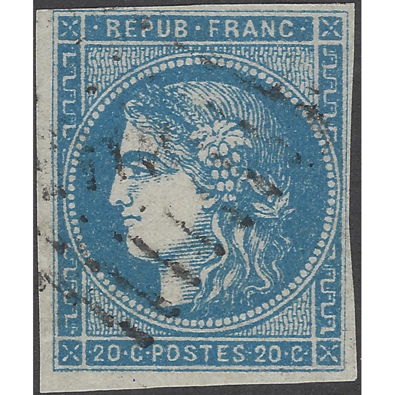 Bordeaux timbre de France N°45A oblitéré losange d'ambulant.