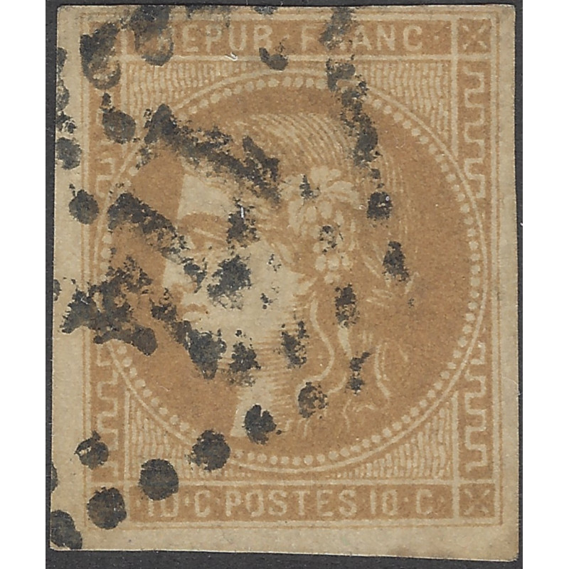 Bordeaux timbre de France N°43A oblitéré.
