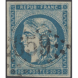 Bordeaux timbre de France N°45C oblitéré.