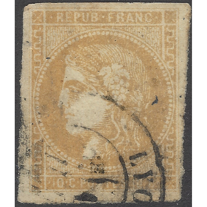 Bordeaux timbre de France N°43B oblitéré cachet à date T17.