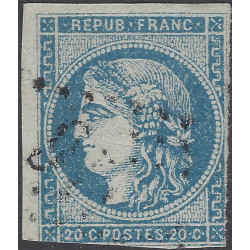 Bordeaux timbre de France N°45C oblitéré.