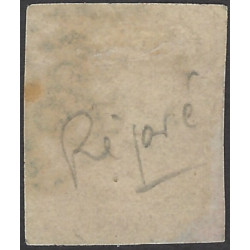 Bordeaux timbre de France N°48c rouge orange oblitéré.