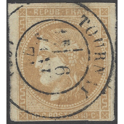 Bordeaux timbre de France N°43A oblitéré cachet à date T17.