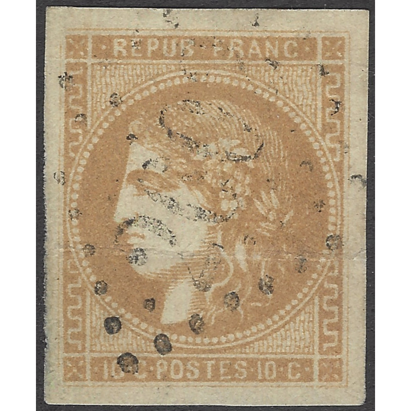 Bordeaux timbre de France N°43B oblitéré.