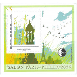 Bloc C.N.E.P. N°104 Paris Philex 2026 autoadhésif.