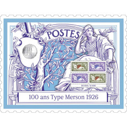 Affiche 100 ans du type Merson 2026 à tirage limitée.