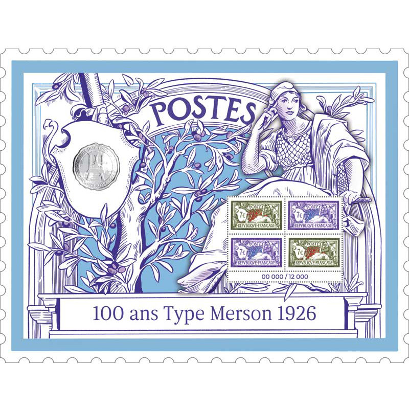 Affiche 100 ans du type Merson 2026 à tirage limitée.