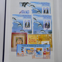 Lot massif de timbres de France et Europe neufs et oblitérés en 9 albums.