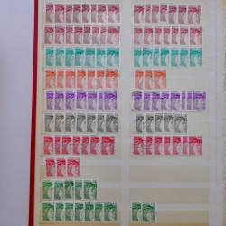 Lot massif de timbres de France et Europe neufs et oblitérés en 9 albums.