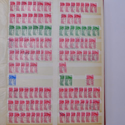Lot massif de timbres de France et Europe neufs et oblitérés en 9 albums.