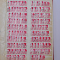 Lot massif de timbres de France et Europe neufs et oblitérés en 9 albums.