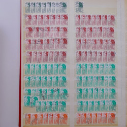 Lot massif de timbres de France et Europe neufs et oblitérés en 9 albums.