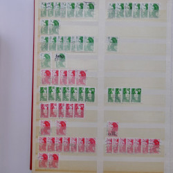 Lot massif de timbres de France et Europe neufs et oblitérés en 9 albums.
