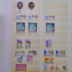 Lot massif de timbres de France et Europe neufs et oblitérés en 9 albums.