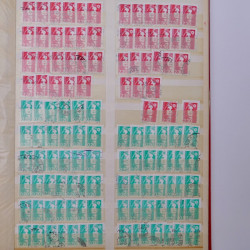 Lot massif de timbres de France et Europe neufs et oblitérés en 9 albums.