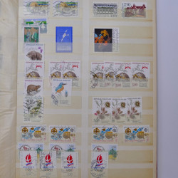 Lot massif de timbres de France et Europe neufs et oblitérés en 9 albums.