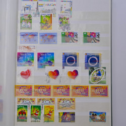 Lot massif de timbres de France et Europe neufs et oblitérés en 9 albums.