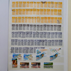 Lot massif de timbres de France et Europe neufs et oblitérés en 9 albums.