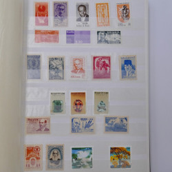 Lot massif de timbres de France et Europe neufs et oblitérés en 9 albums.