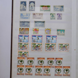 Lot massif de timbres de France et Europe neufs et oblitérés en 9 albums.