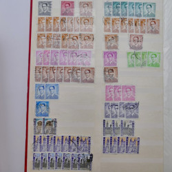 Lot massif de timbres de France et Europe neufs et oblitérés en 9 albums.