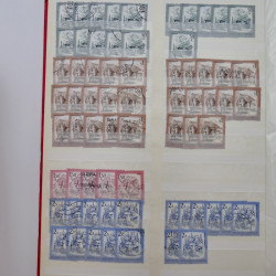 Lot massif de timbres de France et Europe neufs et oblitérés en 9 albums.