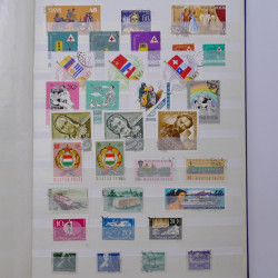 Lot massif de timbres de France et Europe neufs et oblitérés en 9 albums.