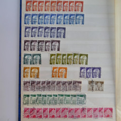 Lot massif de timbres de France et Europe neufs et oblitérés en 9 albums.