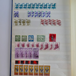 Lot massif de timbres de France et Europe neufs et oblitérés en 9 albums.