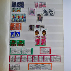 Lot massif de timbres de France et Europe neufs et oblitérés en 9 albums.