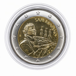 2 euros Saint Marin 2026 - Statue de Liberté en coincard BU.