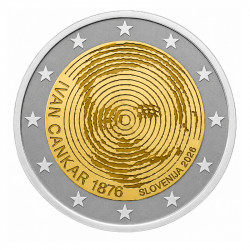 2 euros commémorative Slovénie 2026 - Ivan Cankar.