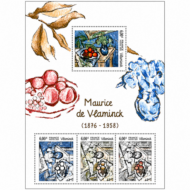 Feuillet de 6 timbres Maurice de Vlaminck N°F5991 neuf**.
