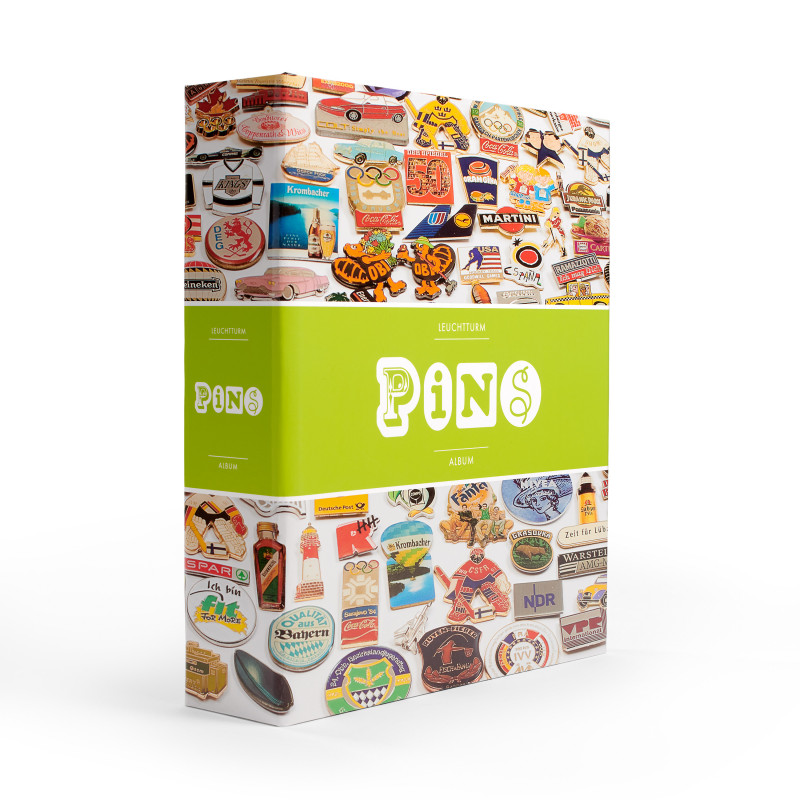 Album illustré pour collectionner 400 pin's.
