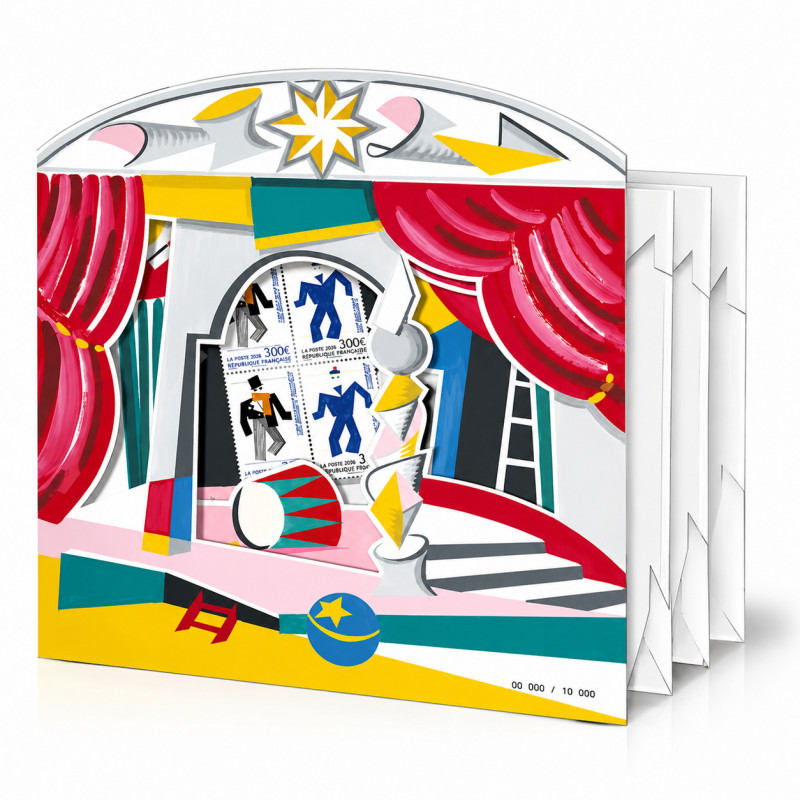 Diorama Opéra-Ballet 2026 avec bloc de 4 timbres exclusifs N°4031.