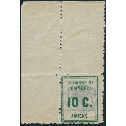 Timbre de grève Amiens N°1 coin de feuille neuf**.