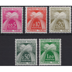 Timbres taxe de France N°90-94 série neuf**.