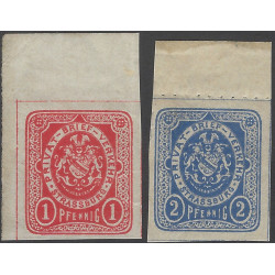Poste Privée de Strasbourg timbres N°1-2 Bdf neuf**.
